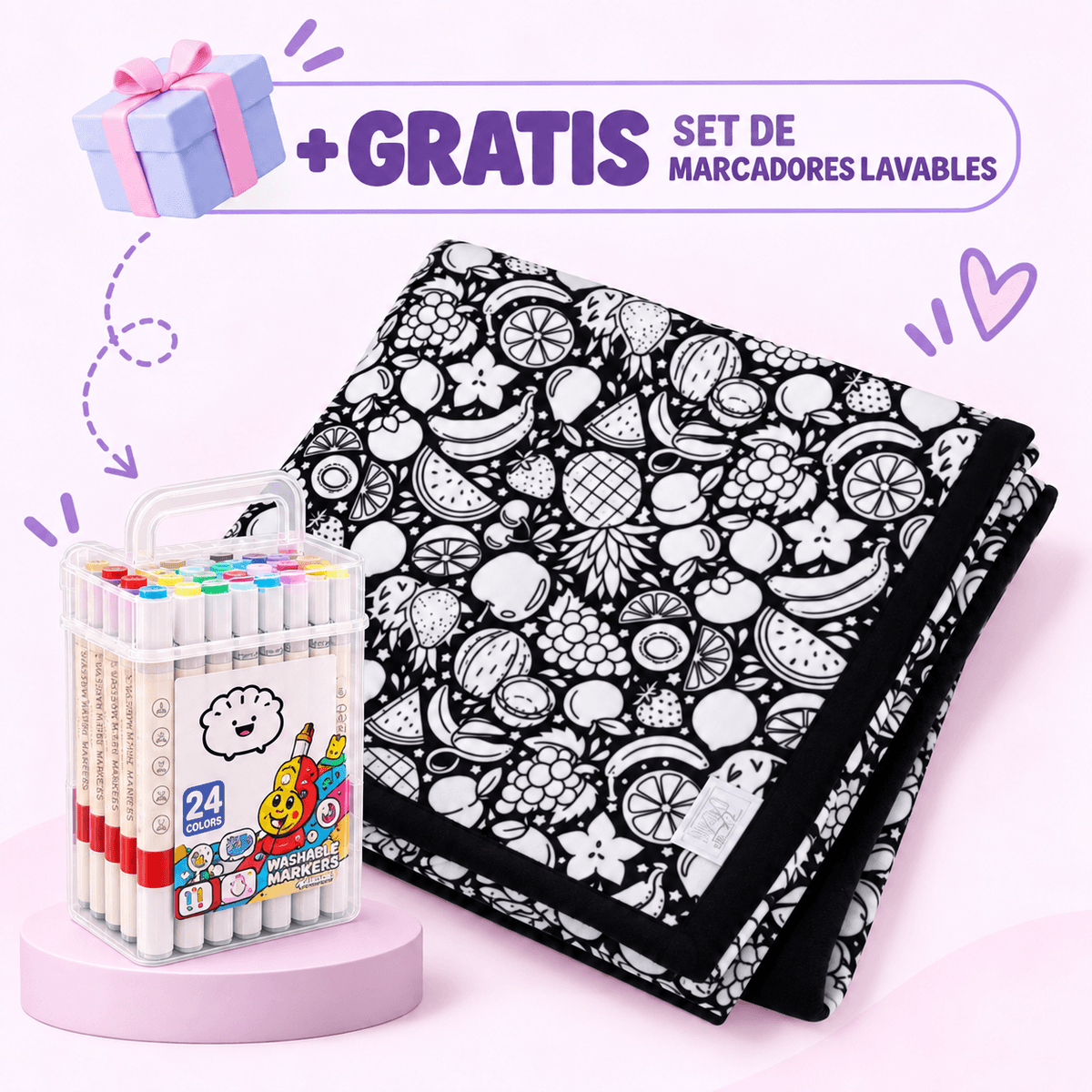 Manta para Colorear Lavable