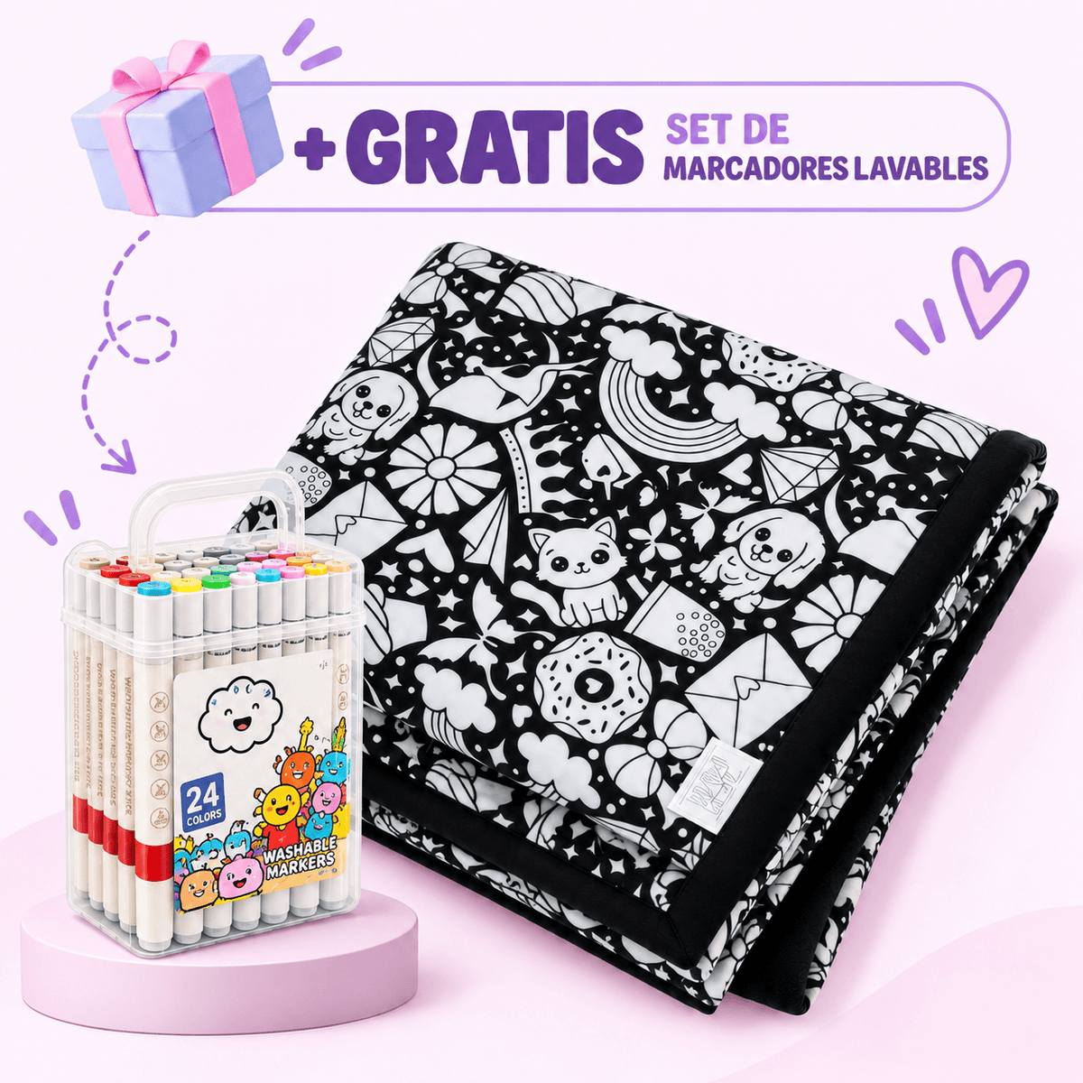 Manta para Colorear Lavable